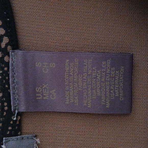 Liz Claiborne Brown Paisley Cami - Picture 6 of 7